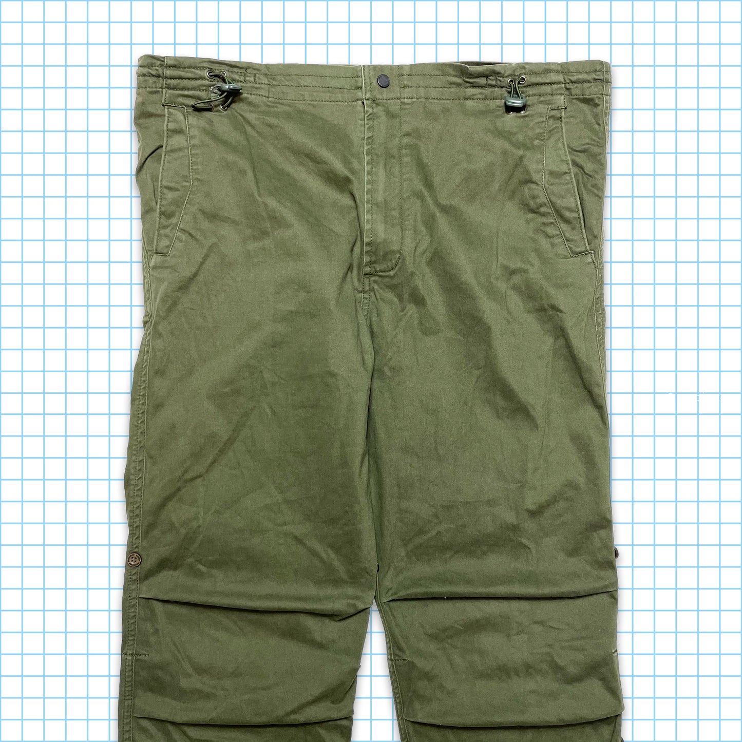 Maharishi White Stitch Tiger Embroidered Snopants - 28" / 30" Waist