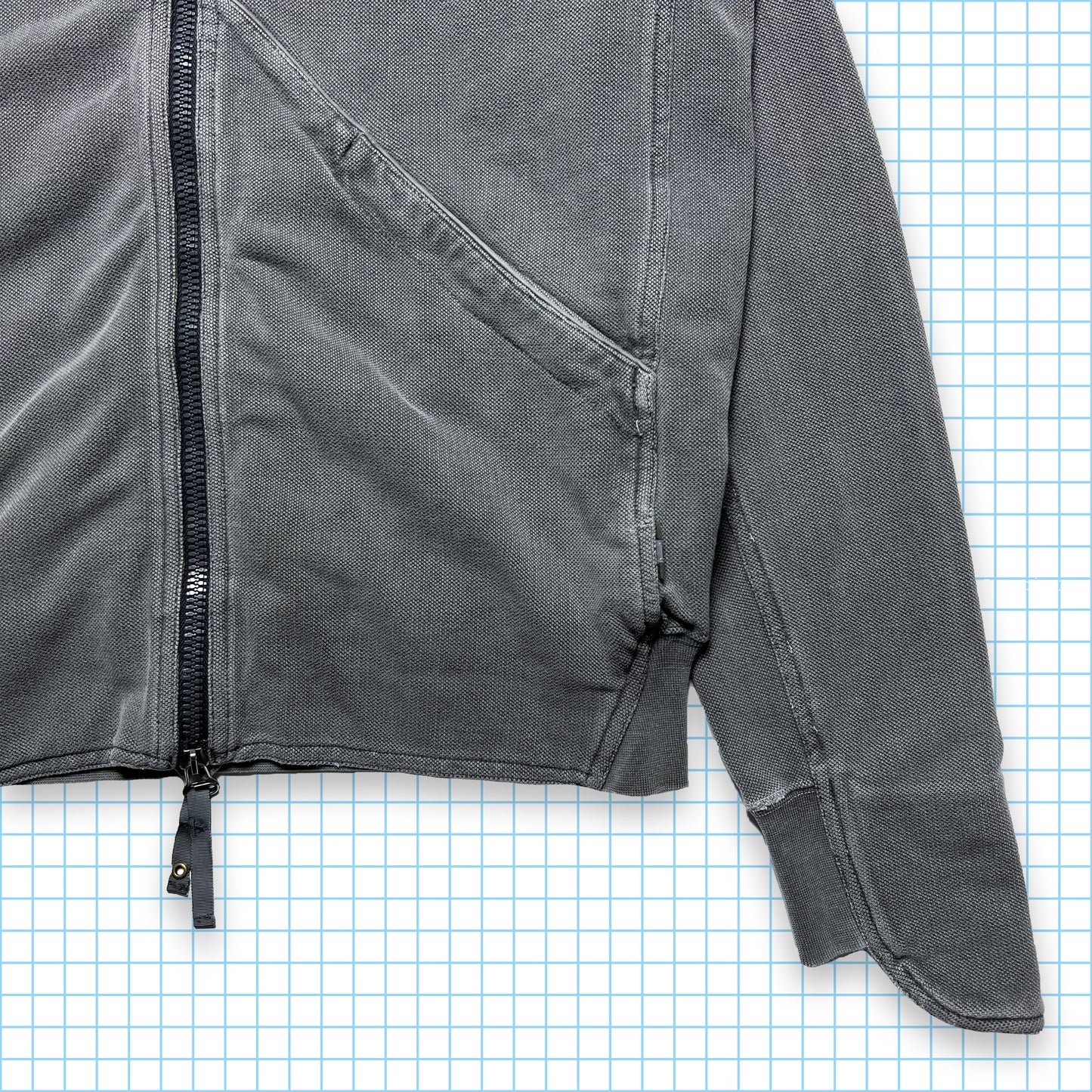 Maharishi Split Panel Balaclava Zipped Hoodie - Medium / Large