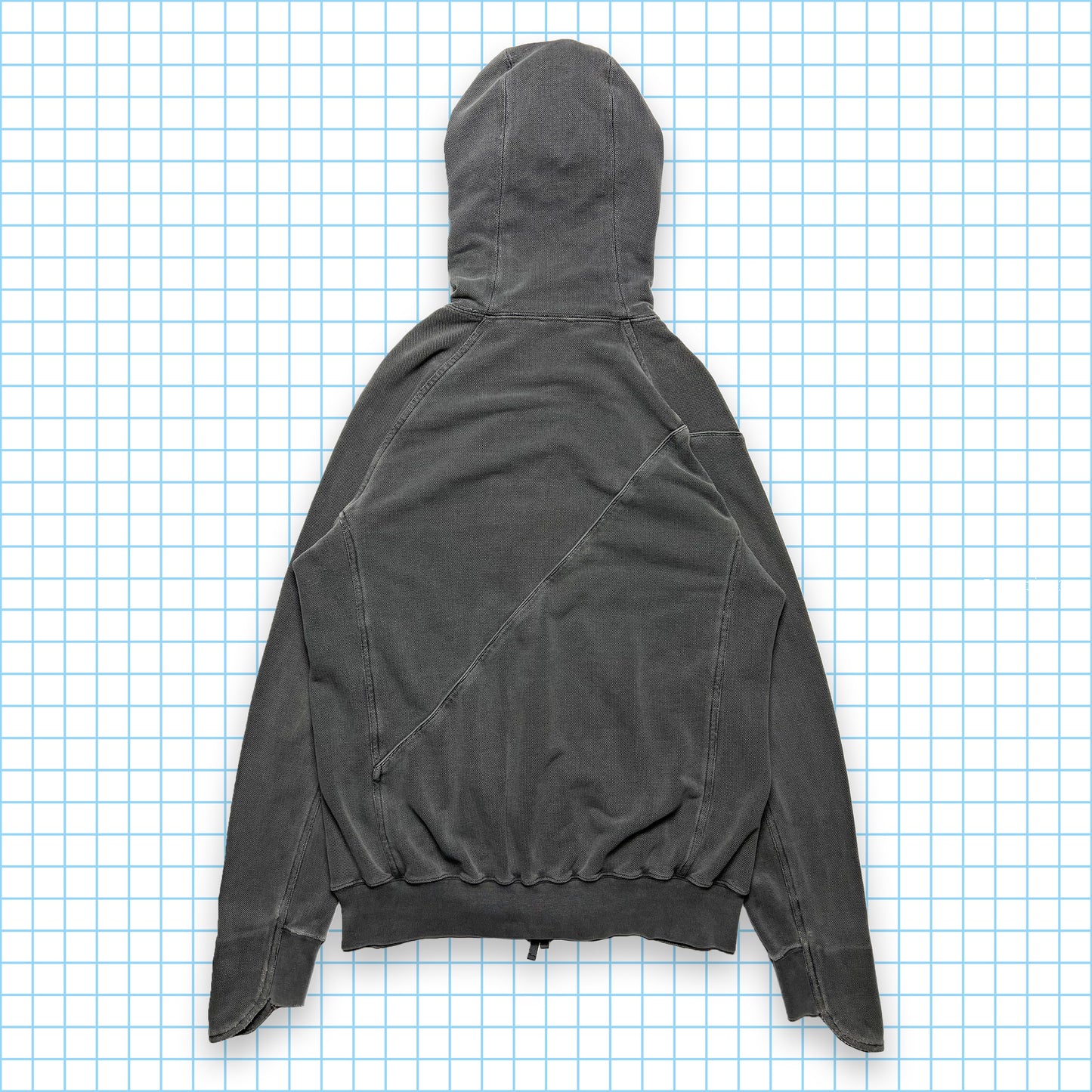 Maharishi Split Panel Balaclava Zipped Hoodie - Medium / Large