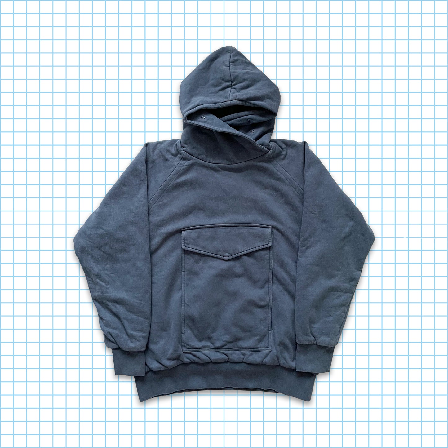 Vintage Maharishi Balaclava Full Reversible Hoodie - Large