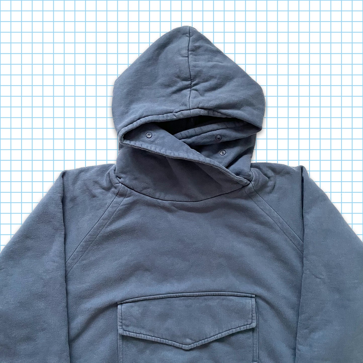 Vintage Maharishi Balaclava Full Reversible Hoodie - Large