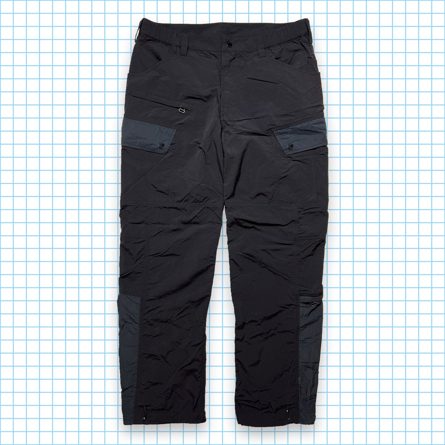 Maharishi Panelled Two Tone Multi Pocket Nylon Cargos SS21' - 32" / 34" Waist