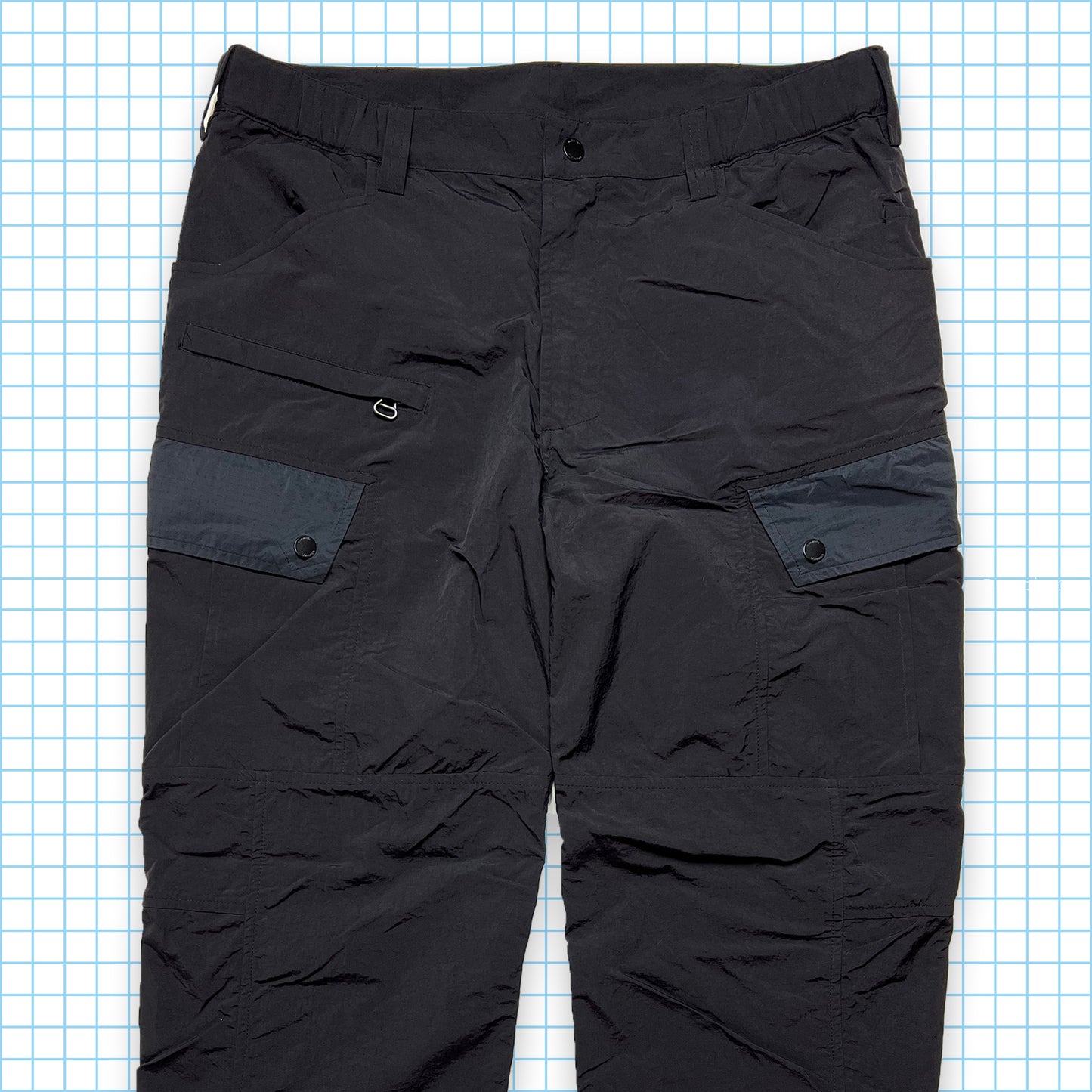 Maharishi Panelled Two Tone Multi Pocket Nylon Cargos SS21' - 32" / 34" Waist