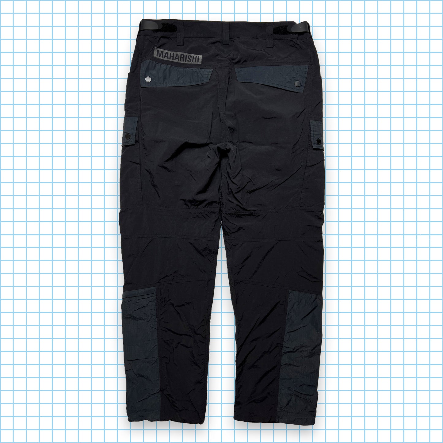 Maharishi Panelled Two Tone Multi Pocket Nylon Cargos SS21' - 32" / 34" Waist