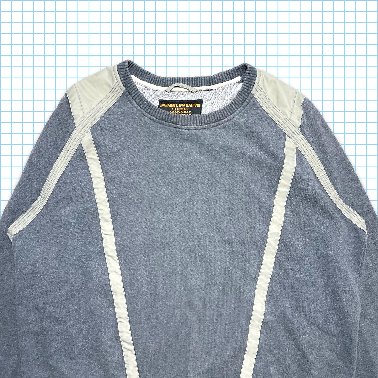 Col rond à panneaux Maharishi vintage - Extra Large