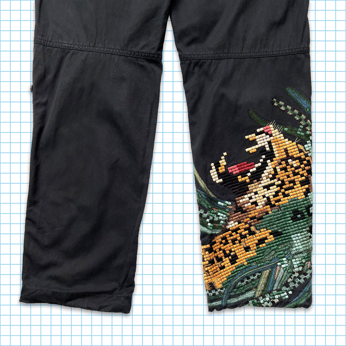 Maharishi Pixel Cheetah Embroidered Snopants - Small