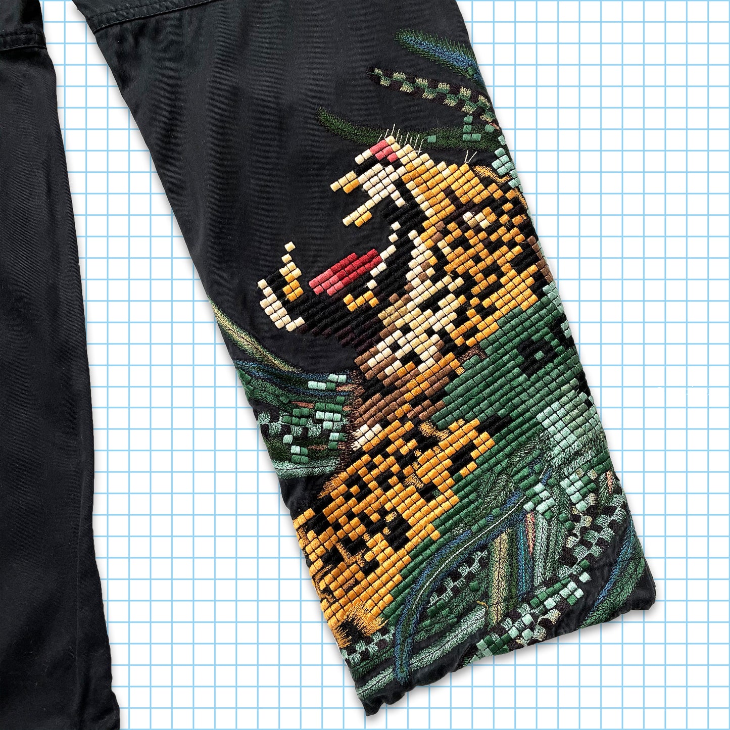 Maharishi Pixel Cheetah Embroidered Snopants - Small