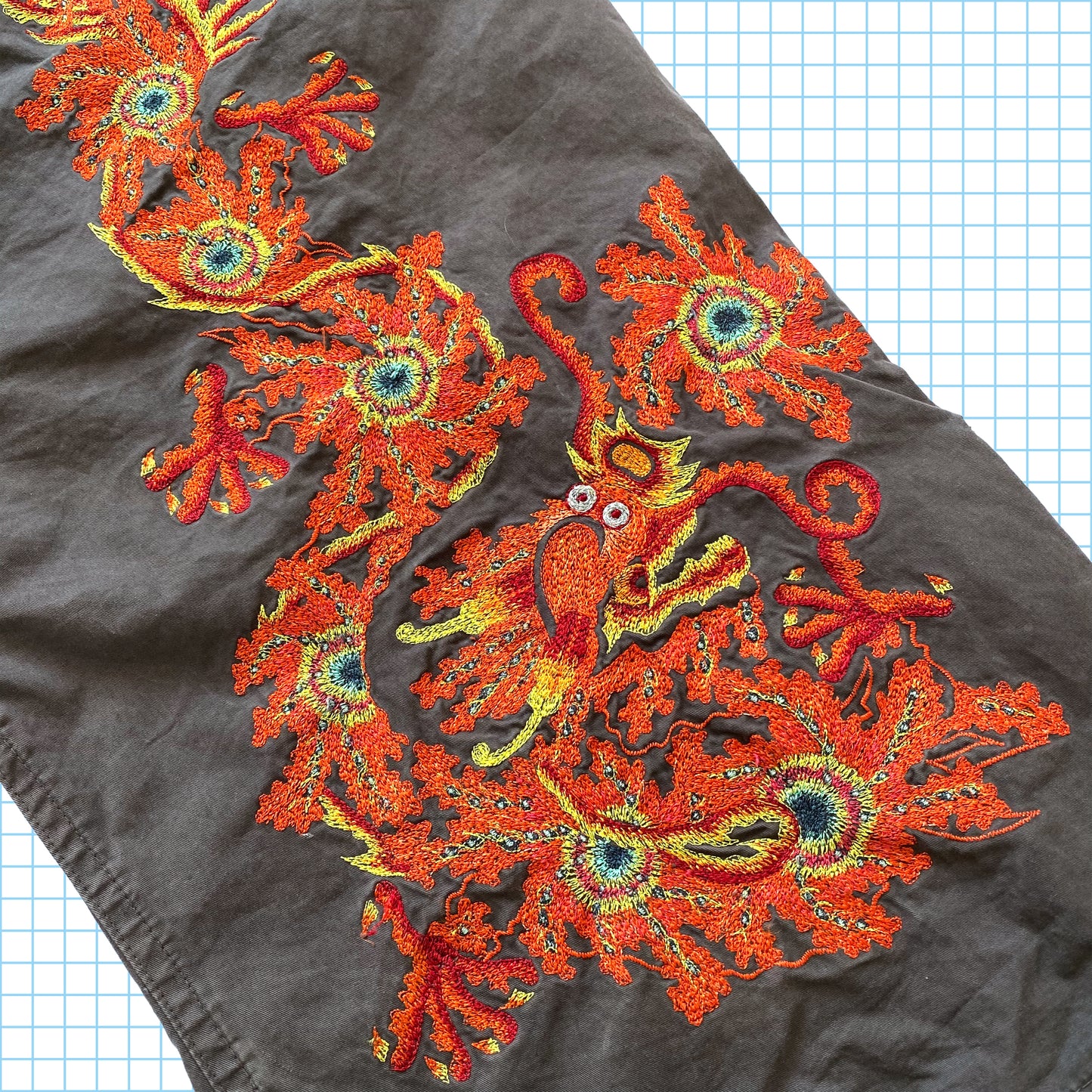 Snopants brodés Maharishi Fire Dragon