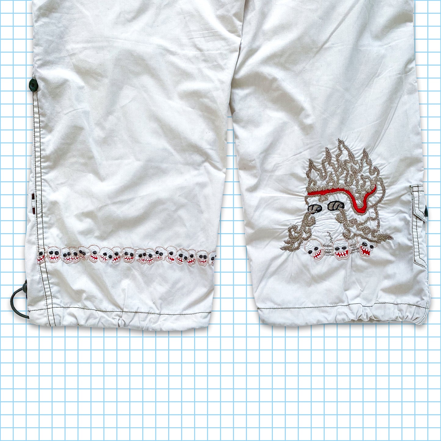 Vintage Maharishi Year of The Dragon ‘Skulls’ Snopants - 28" / 30" Waist
