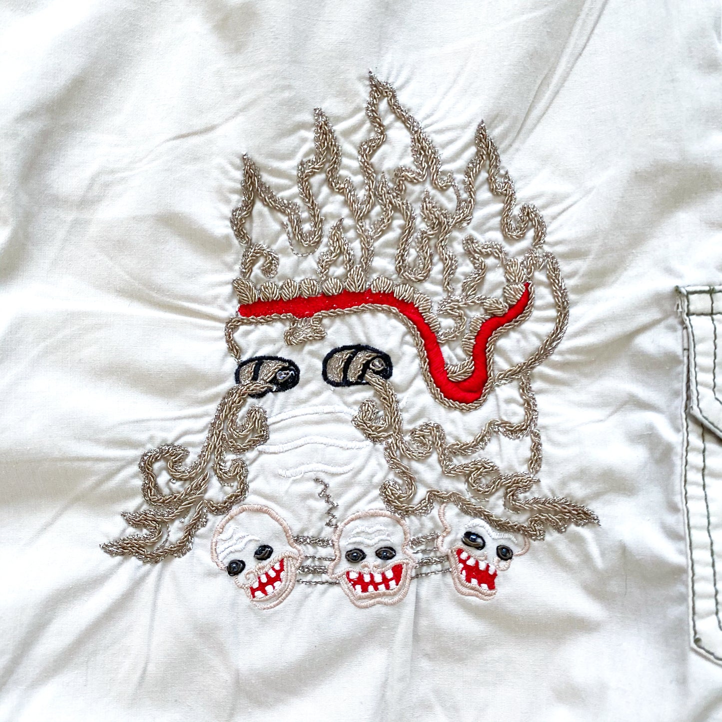 Vintage Maharishi Year of The Dragon ‘Skulls’ Snopants - 28" / 30" Waist