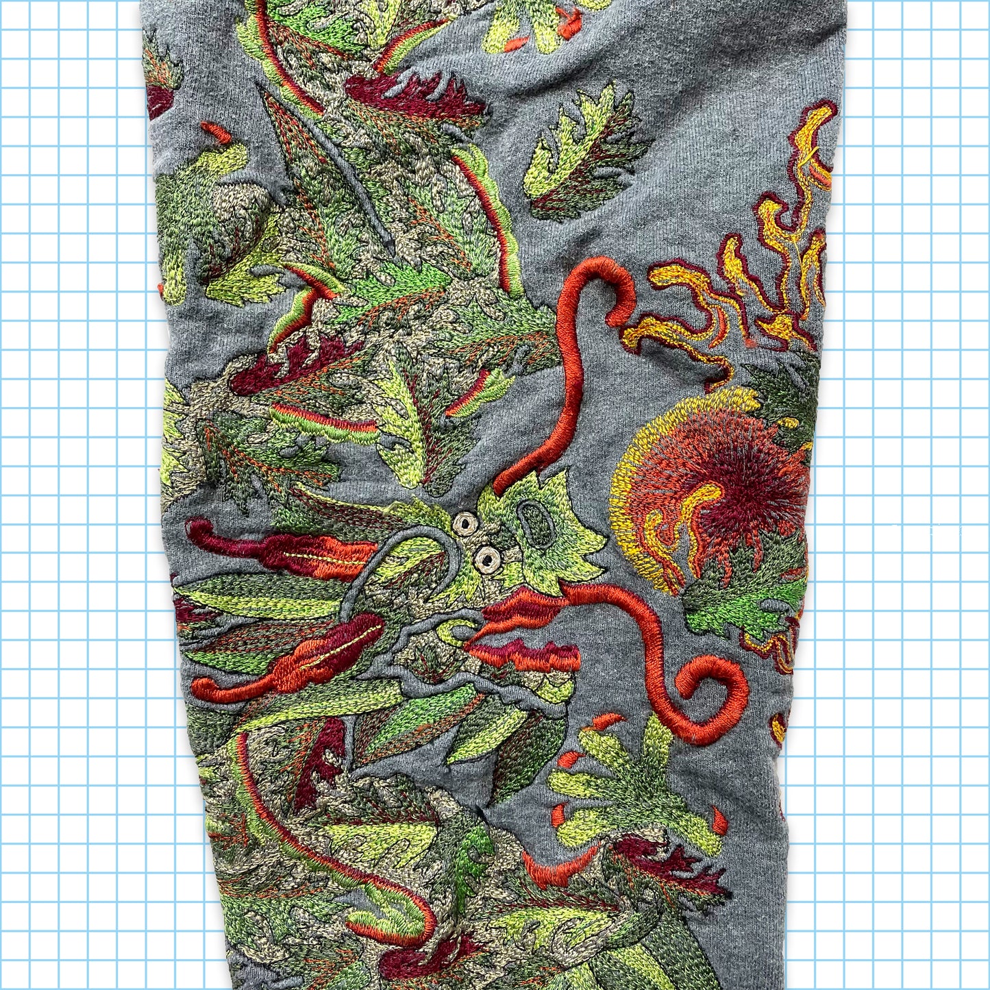 Vintage Maharishi Heavily Embroidered Zip Hoodie - Large / Extra Large