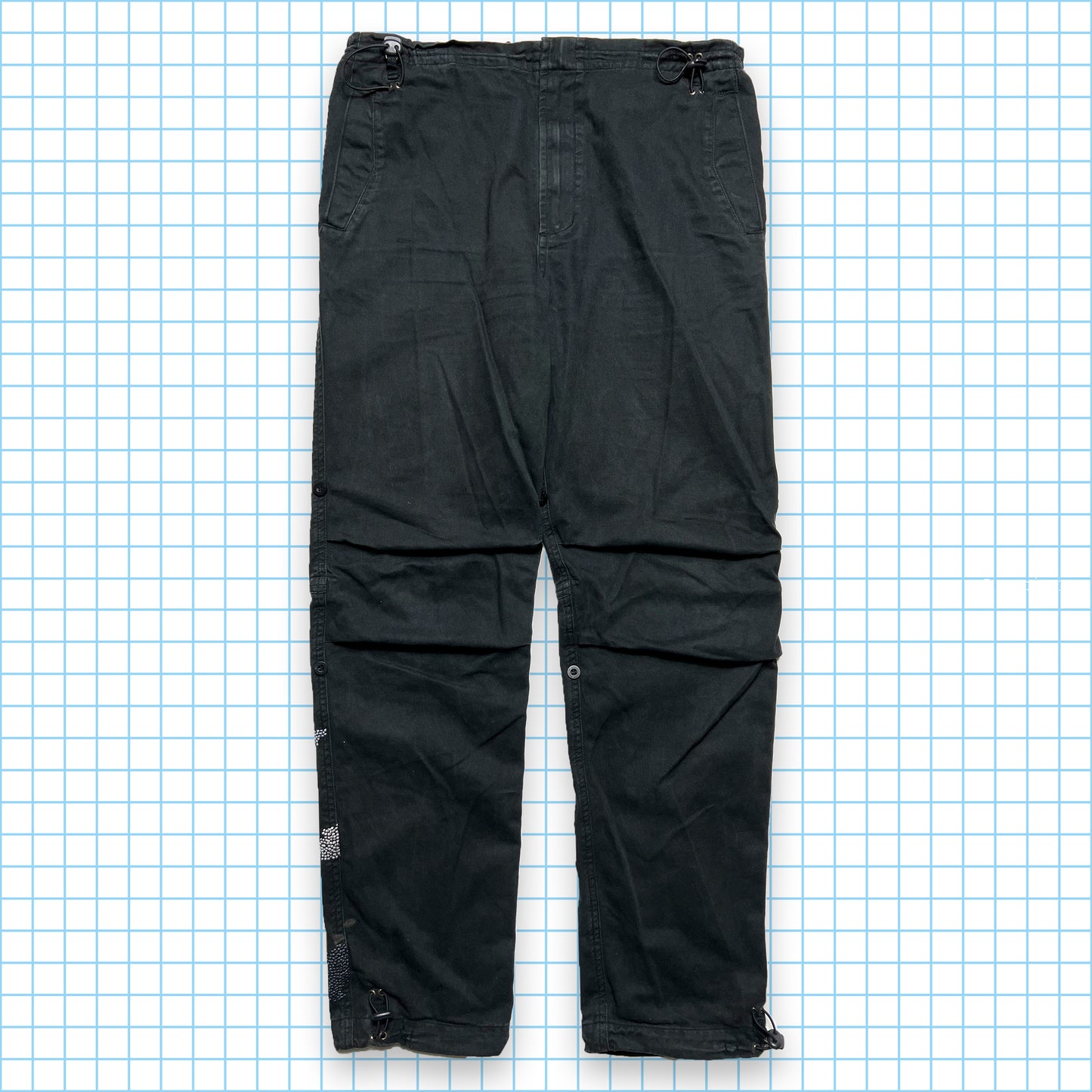 Maharishi White Tiger Embroidered Snopants - 28" / 30" Waist