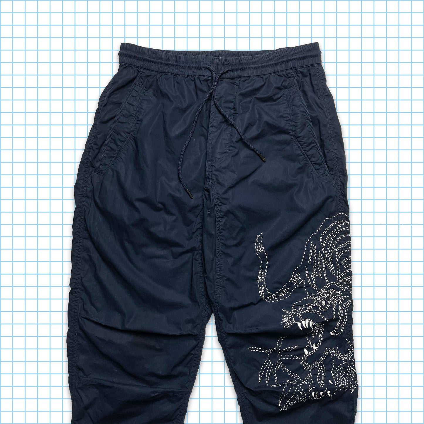 Maharishi Tiger Stencil Embroidered Combat Pant - Small