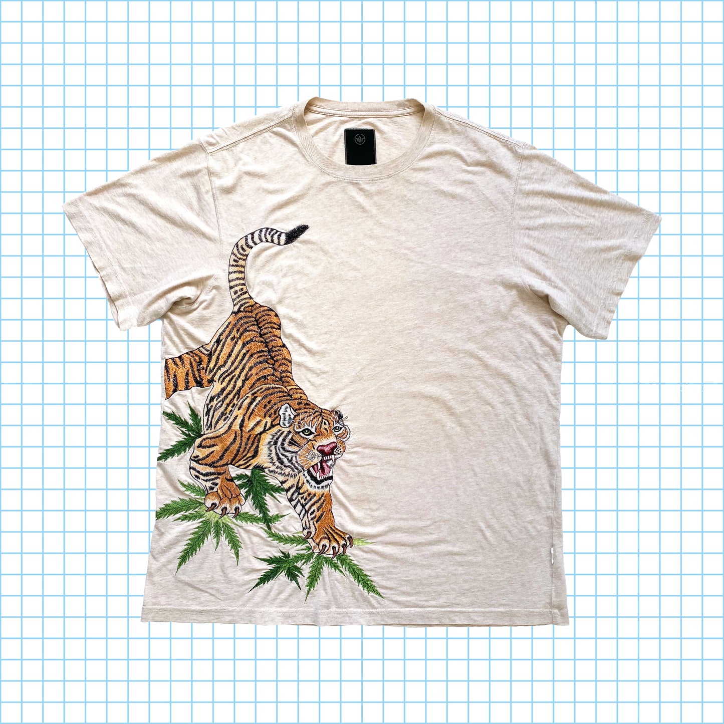Tee-shirt brodé Tigre Maharishi - Moyen / Grand