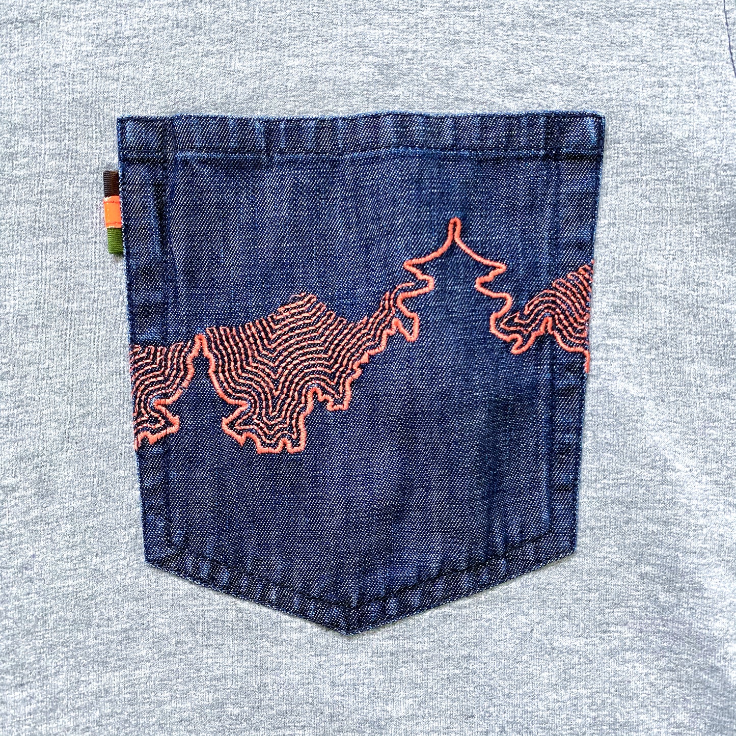 Maharishi Skyline Denim Pocket Crewneck - Medium / Large