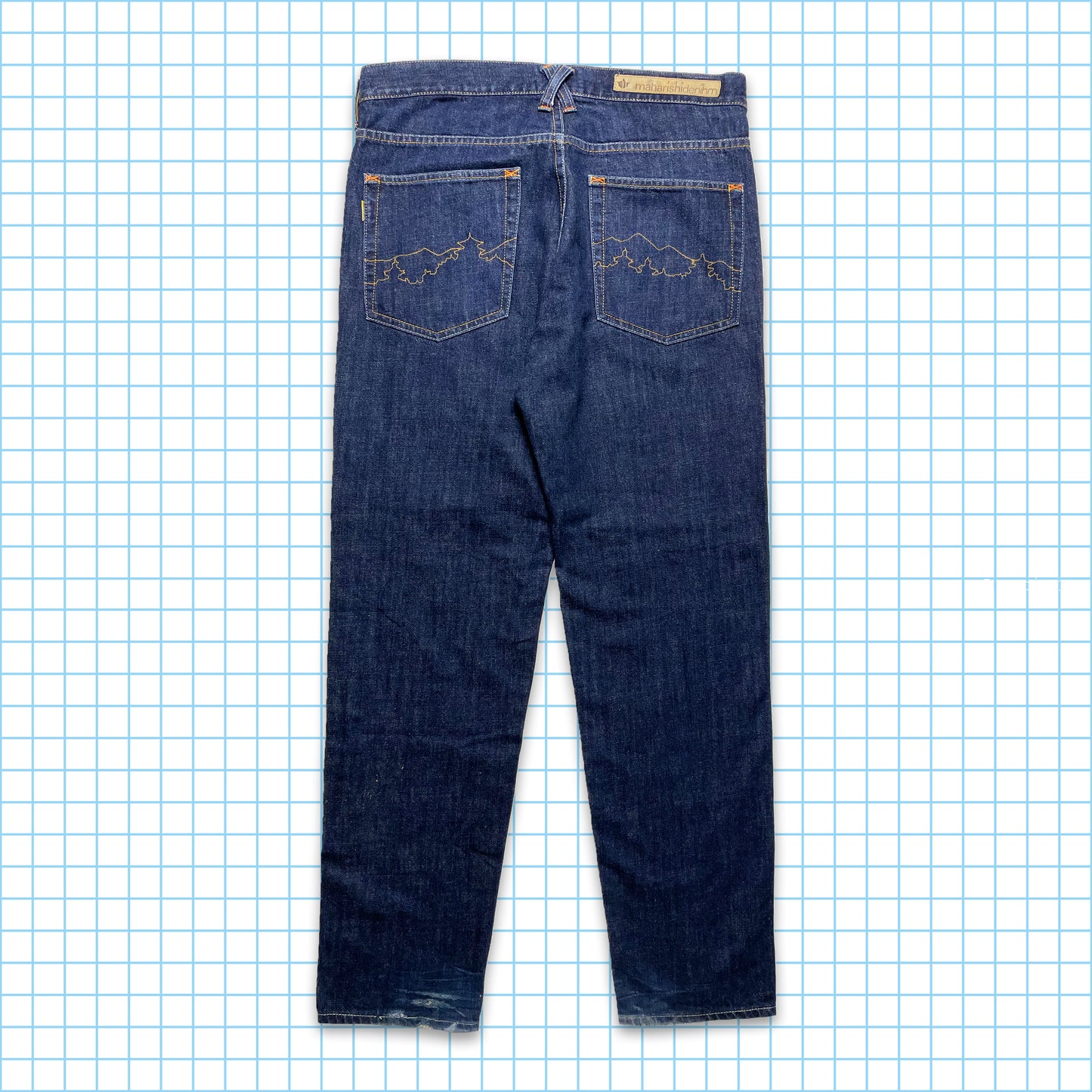 vintage Maharishi Brodé Selvedge Denim - Taille 34 »