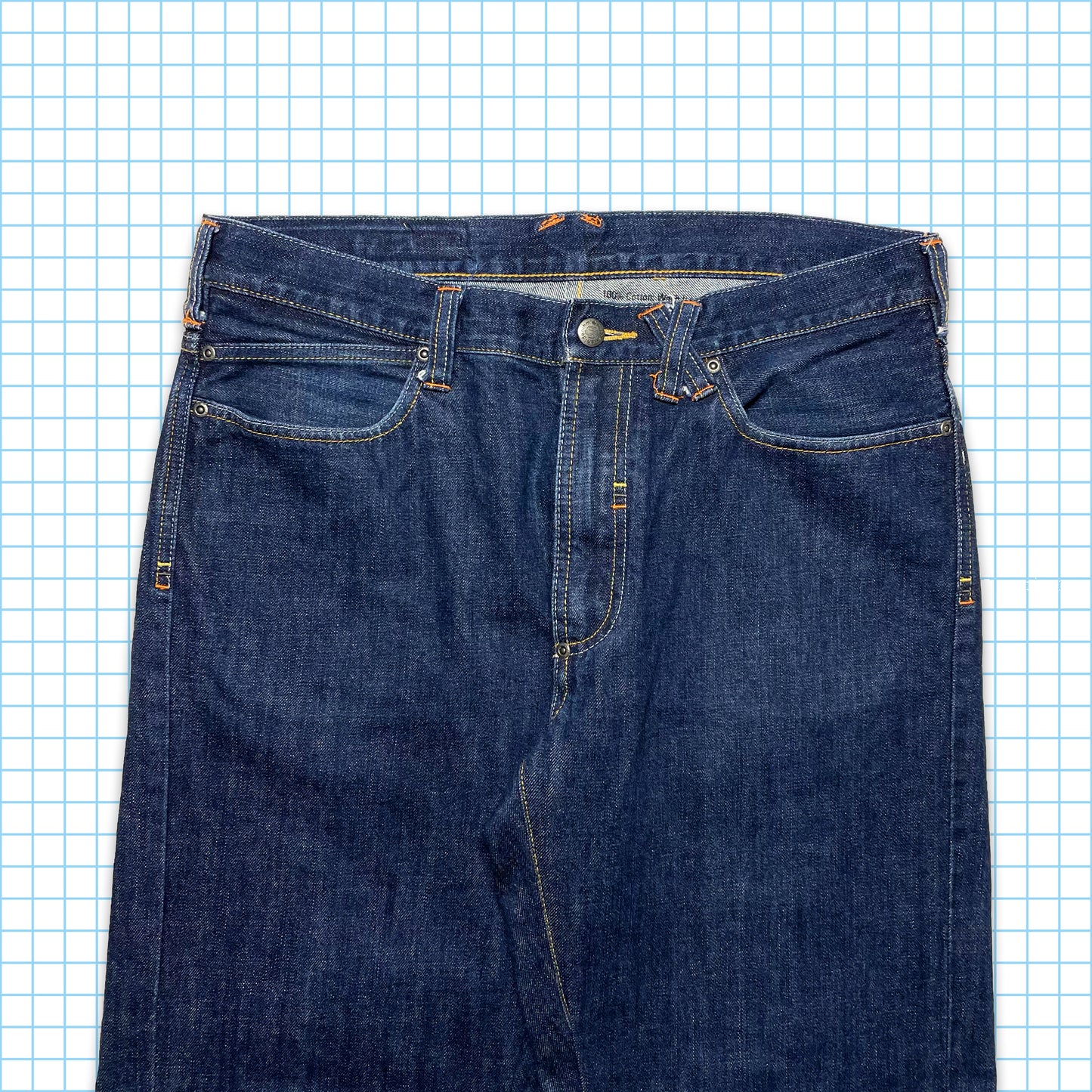 vintage Maharishi Brodé Selvedge Denim - Taille 34 »