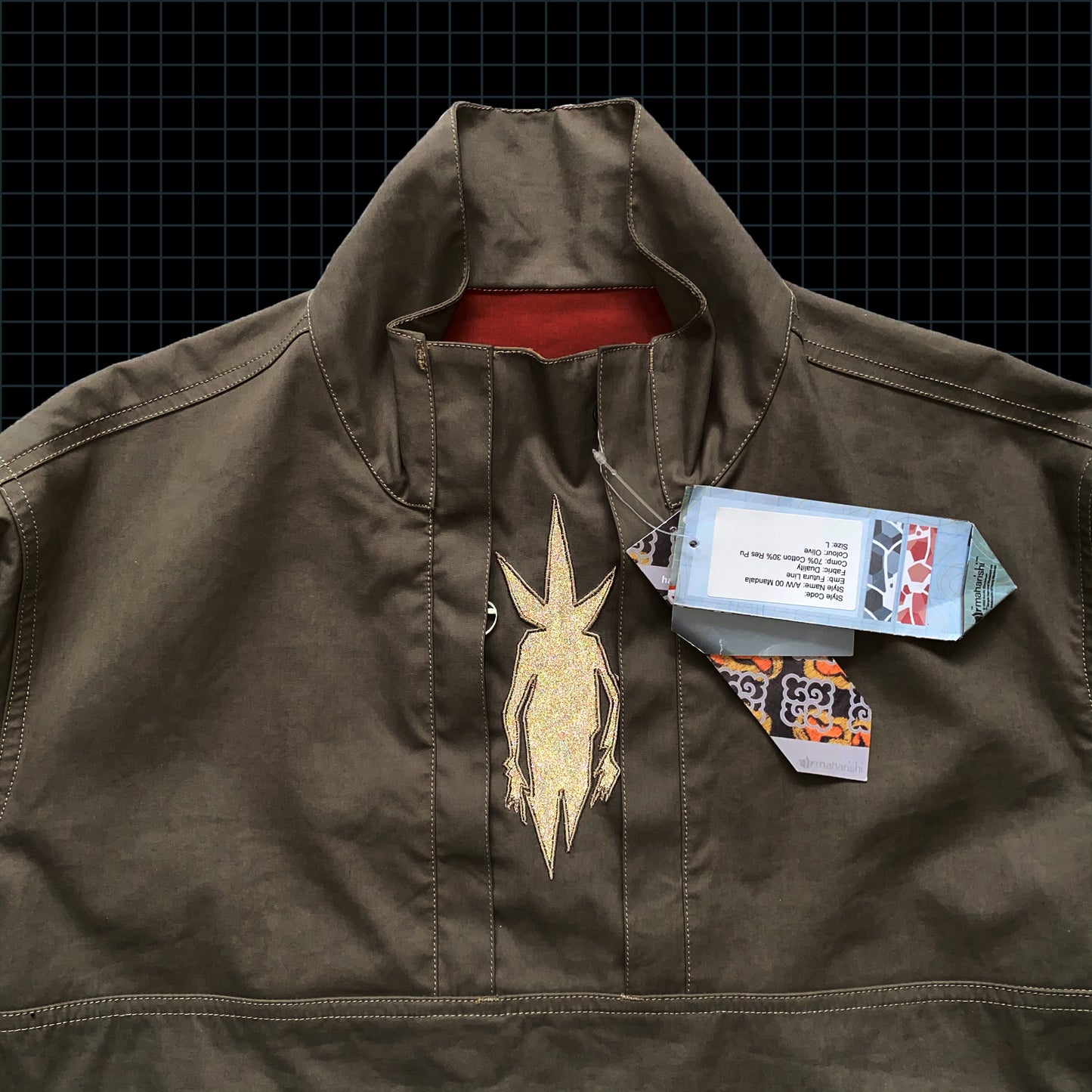 Maharishi x Futura 3M Blouse réfléchissante 'Pointman' à quart de zip AW00' - Grand