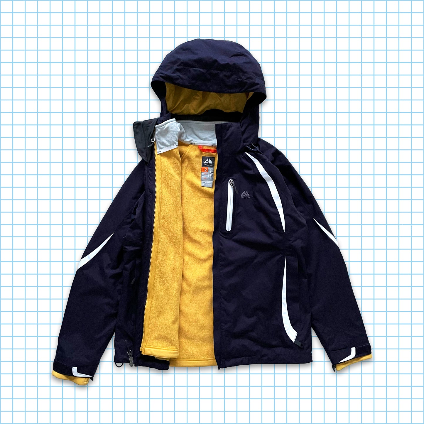 Vintage Nike ACG 2in1 Padded Jacket - Medium