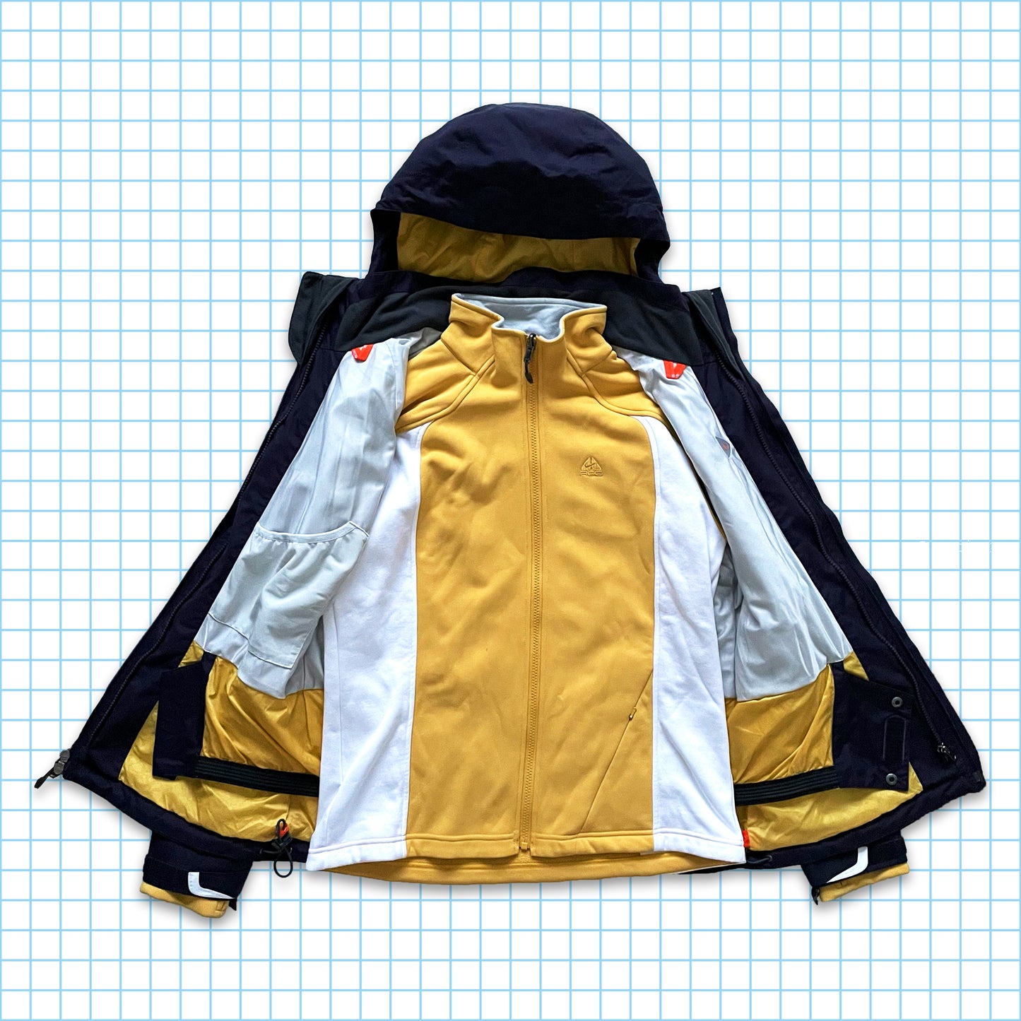 Vintage Nike ACG 2in1 Padded Jacket - Medium