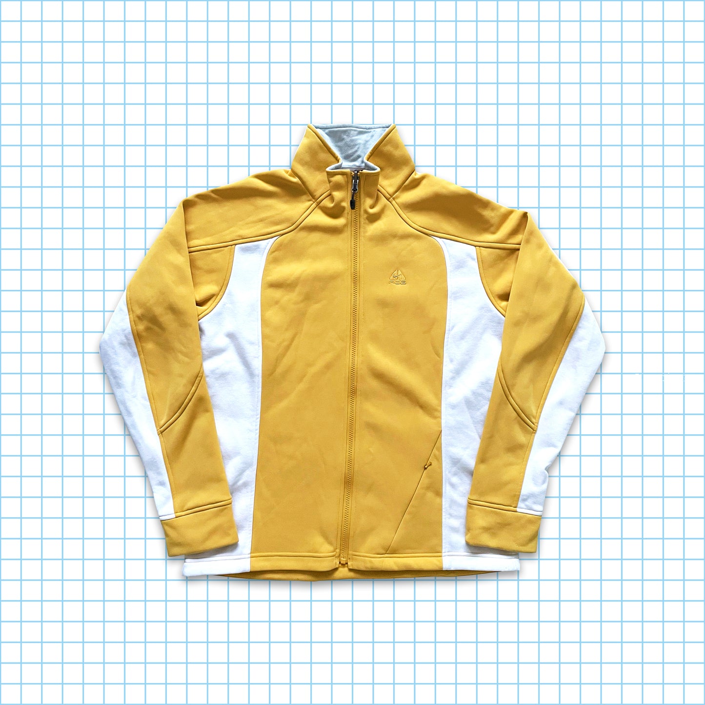 Vintage Nike ACG 2in1 Purple Tint/Yellow Padded Jacket - Medium