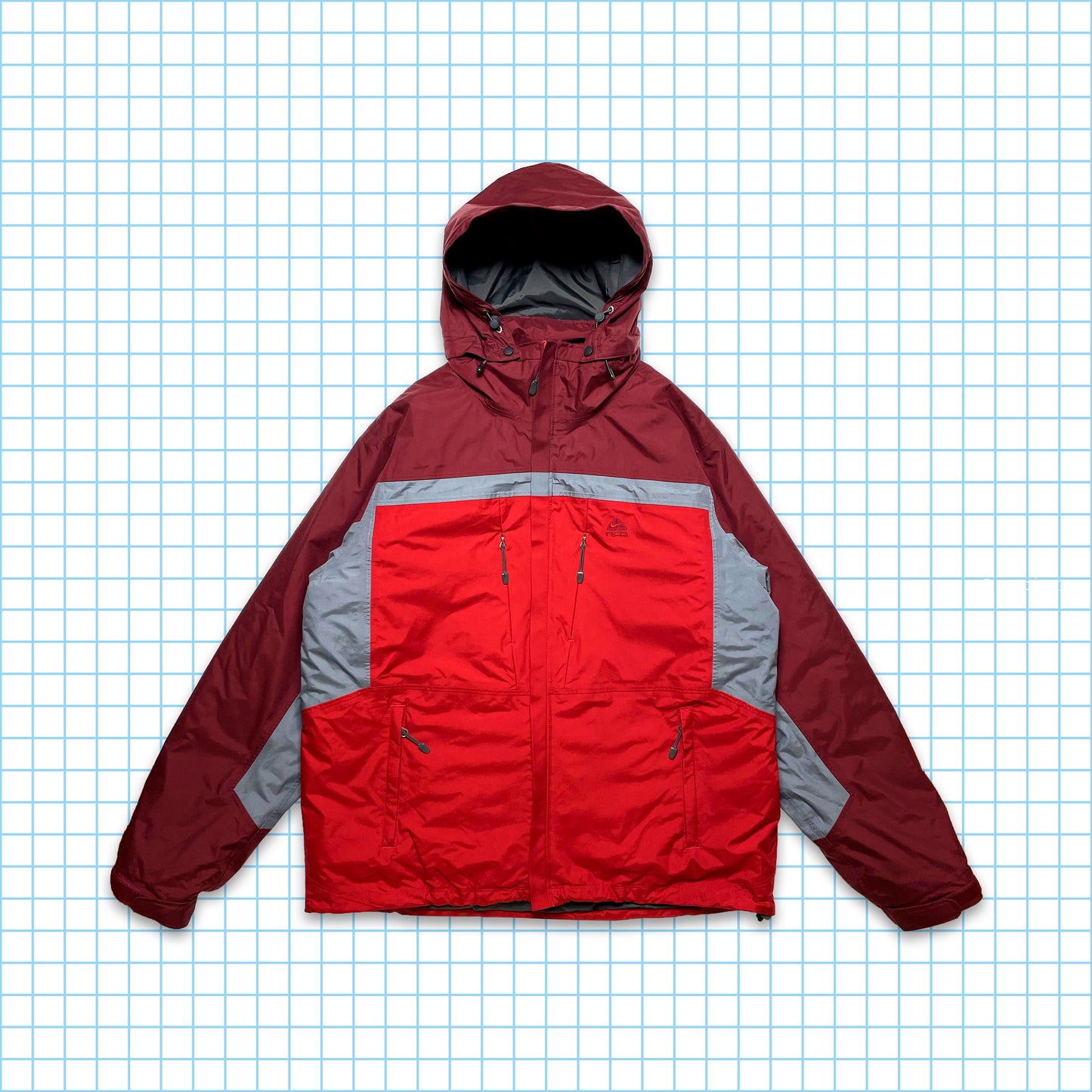 vintage Nike ACG Technique 2in1 Veste à panneaux - Extra Large