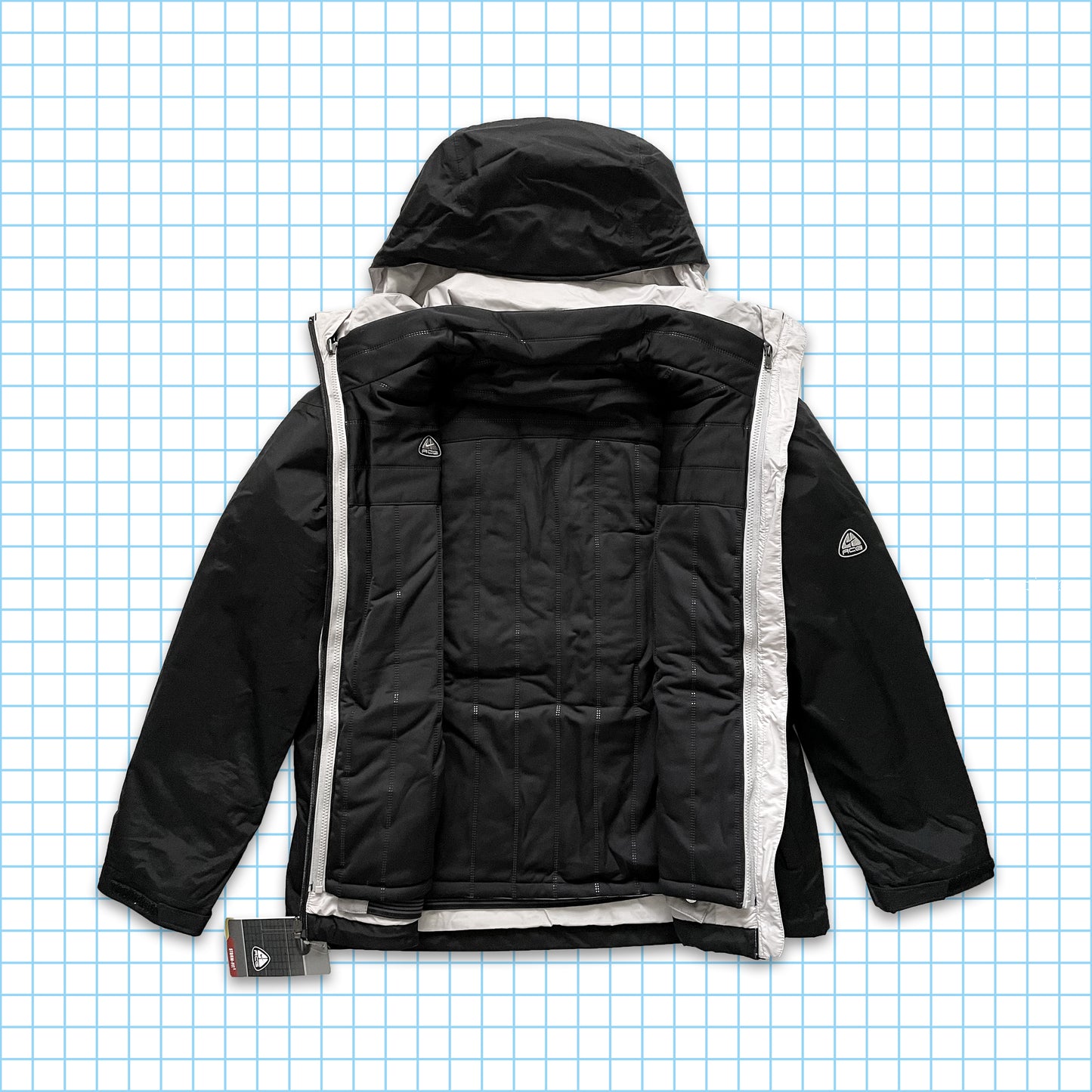 Vintage Nike ACG 5in1 Padded Heavy Weight Jacket - Medium / Large