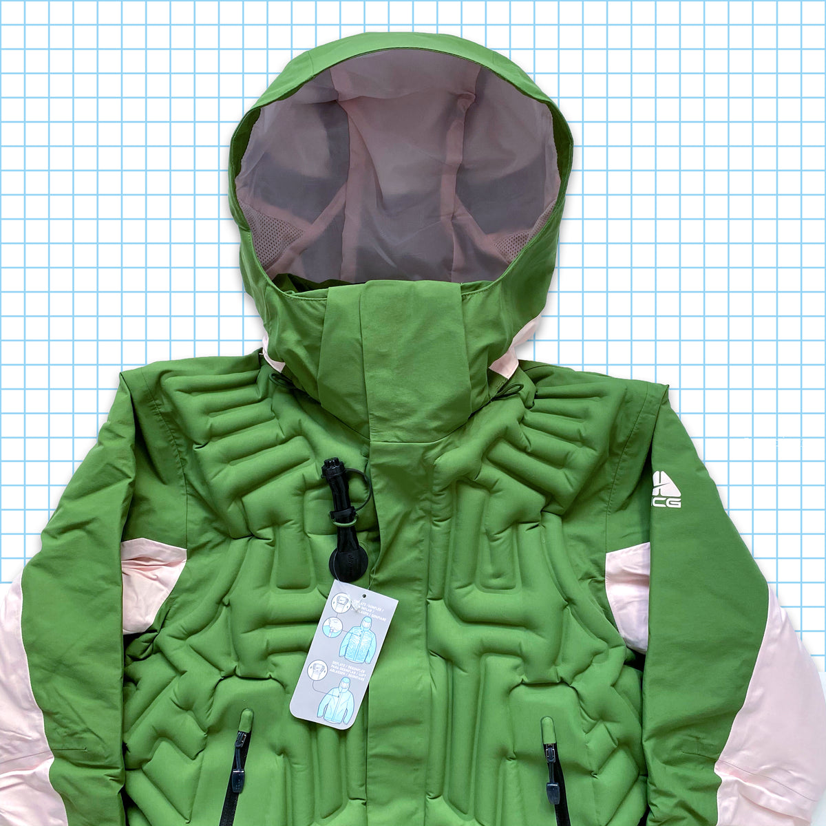 Nike ACG Green Gore-tex Inflatable Jacket - Small – Holsales