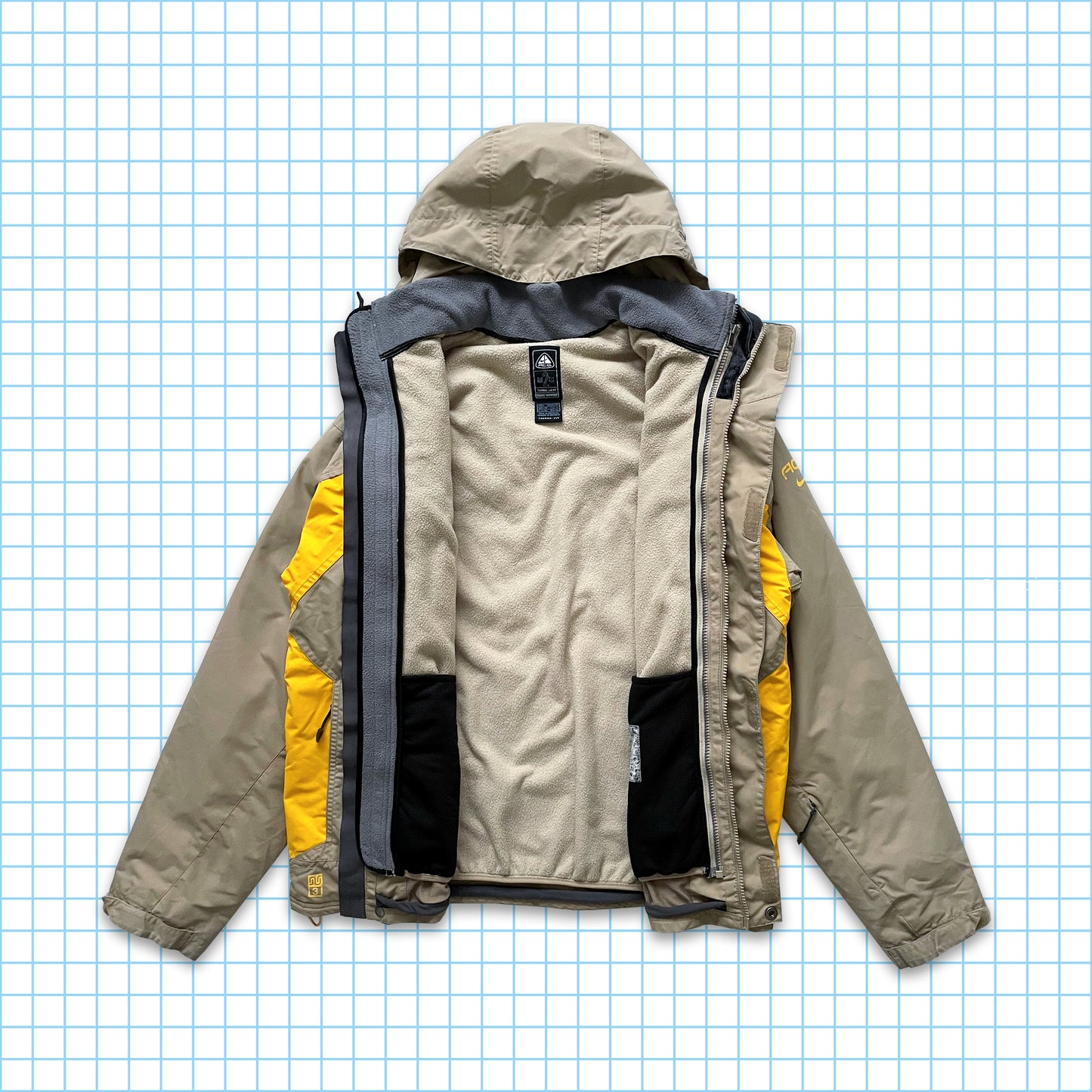 Vintage Nike ACG 2in1 Technical Padded Jacket - Large