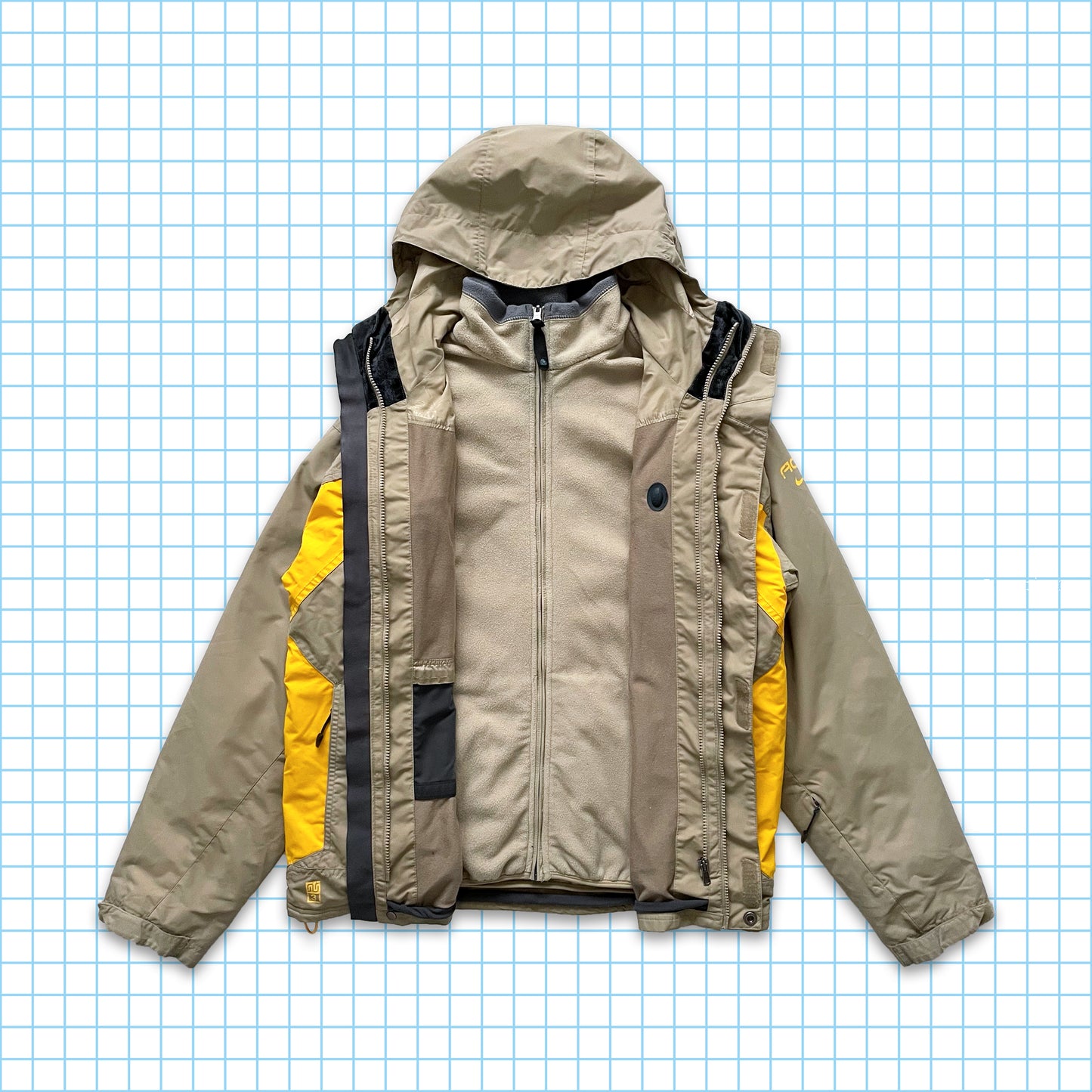 Vintage Nike ACG 2in1 Technical Padded Jacket - Large