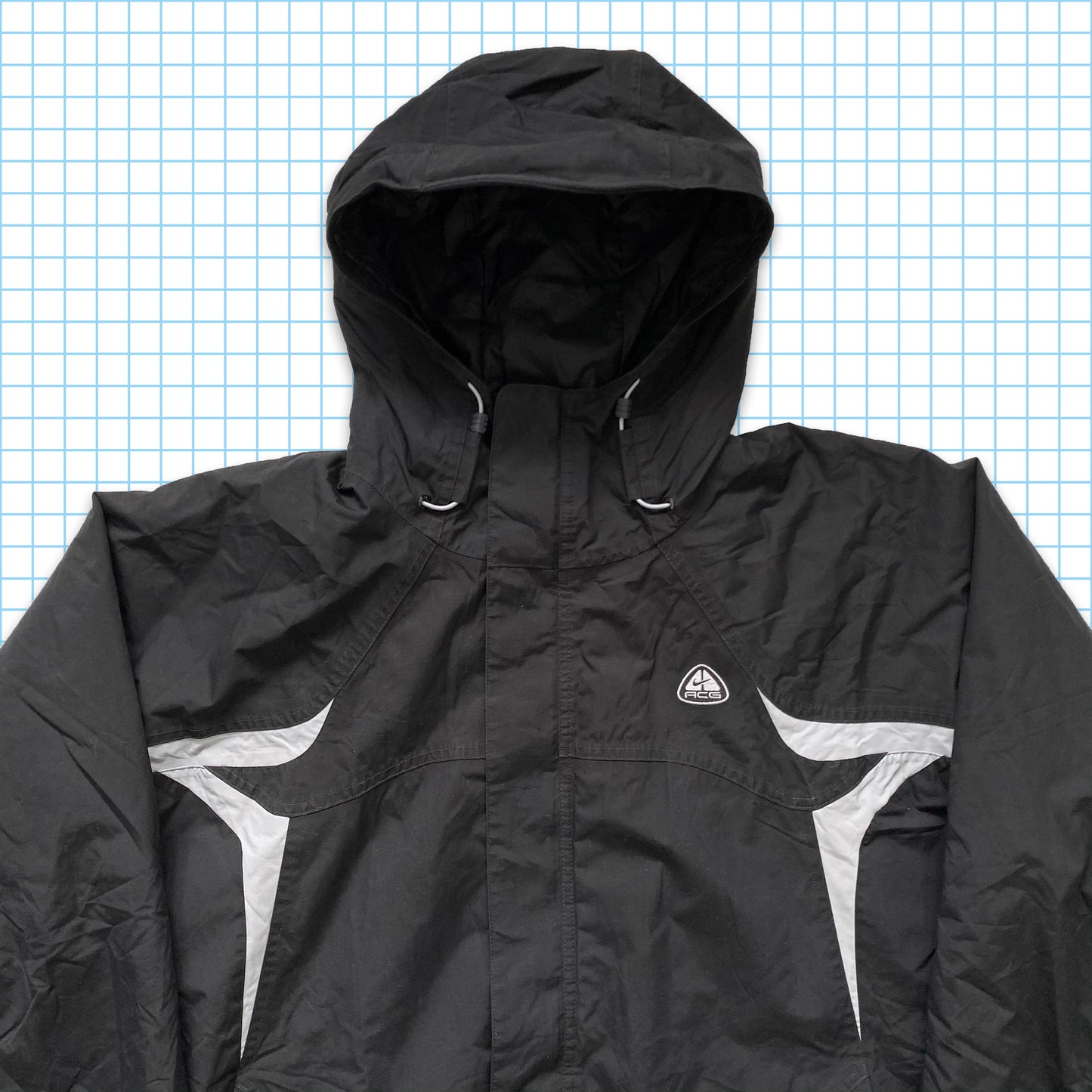 Vintage Nike ACG Stealth Black Heavy Jacket - Extra Large