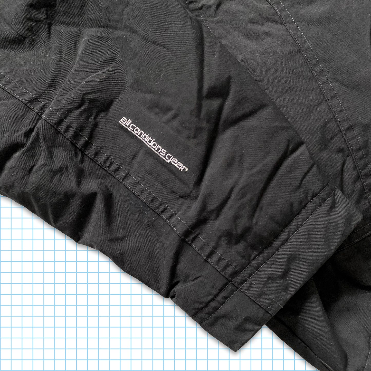 Vintage Nike ACG Stealth Black Heavy Jacket - Extra Large