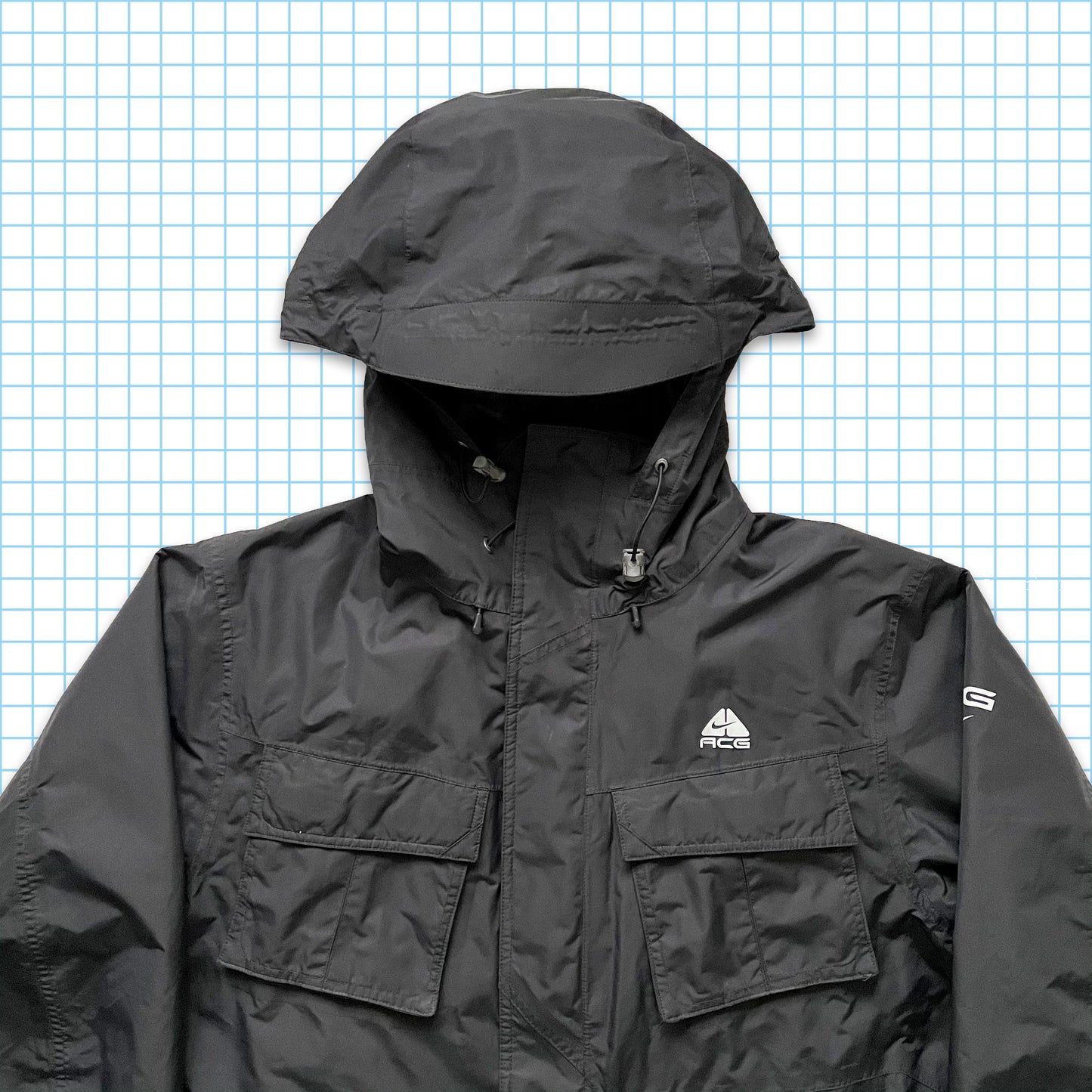 Vintage Nike ACG 2in1 Stealth Black Heavy Weight Multi Pocket - Large / Extra Large