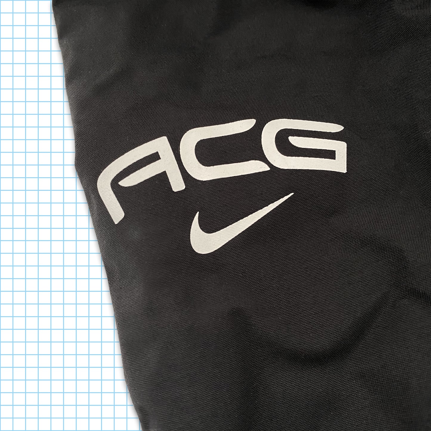 vintage Nike ACG Stealth Noir Poids Lourd Rembourré Multi Poche - Moyen / Grand