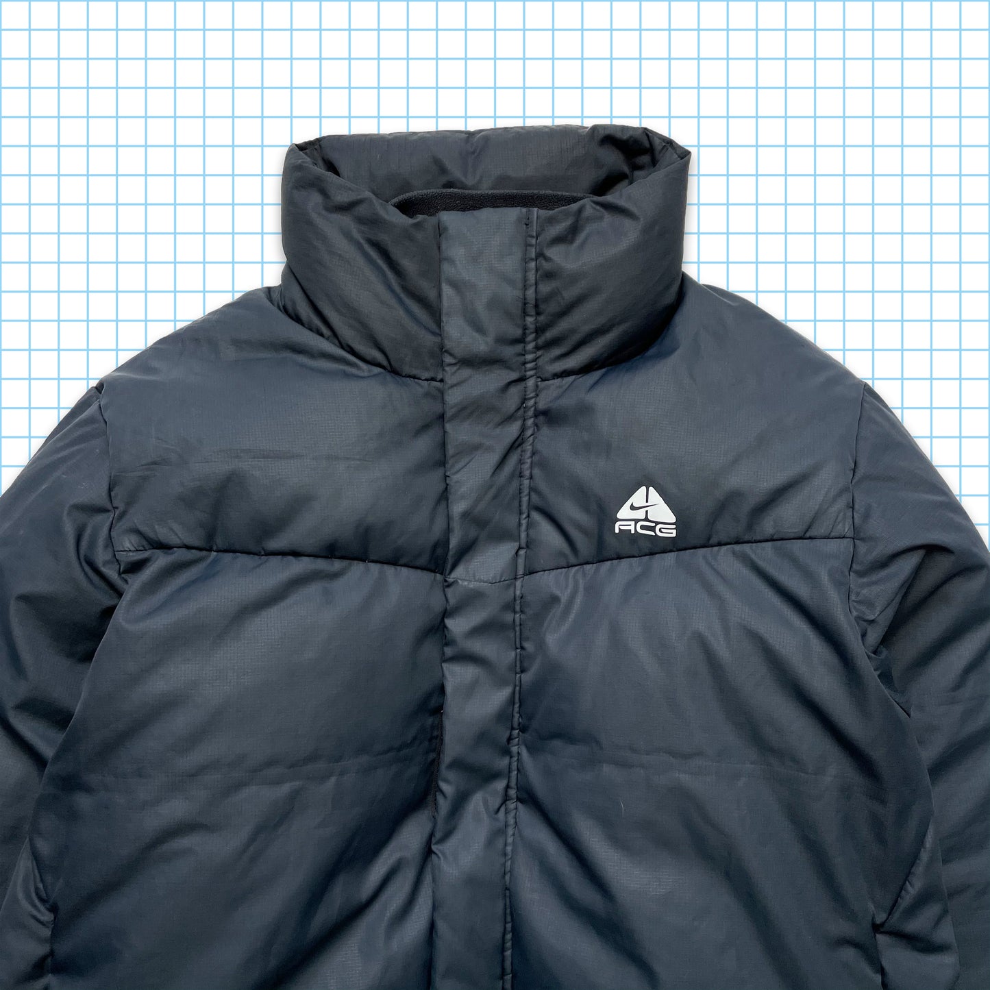 Vintage Nike ACG 550 Down Black Puffer Jacket - Medium / Large