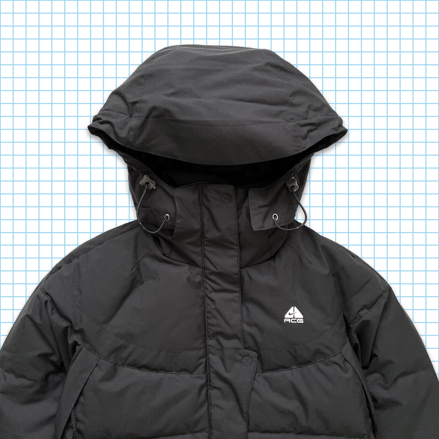 vintage Nike ACG Noir Puffer Jacket - Moyen