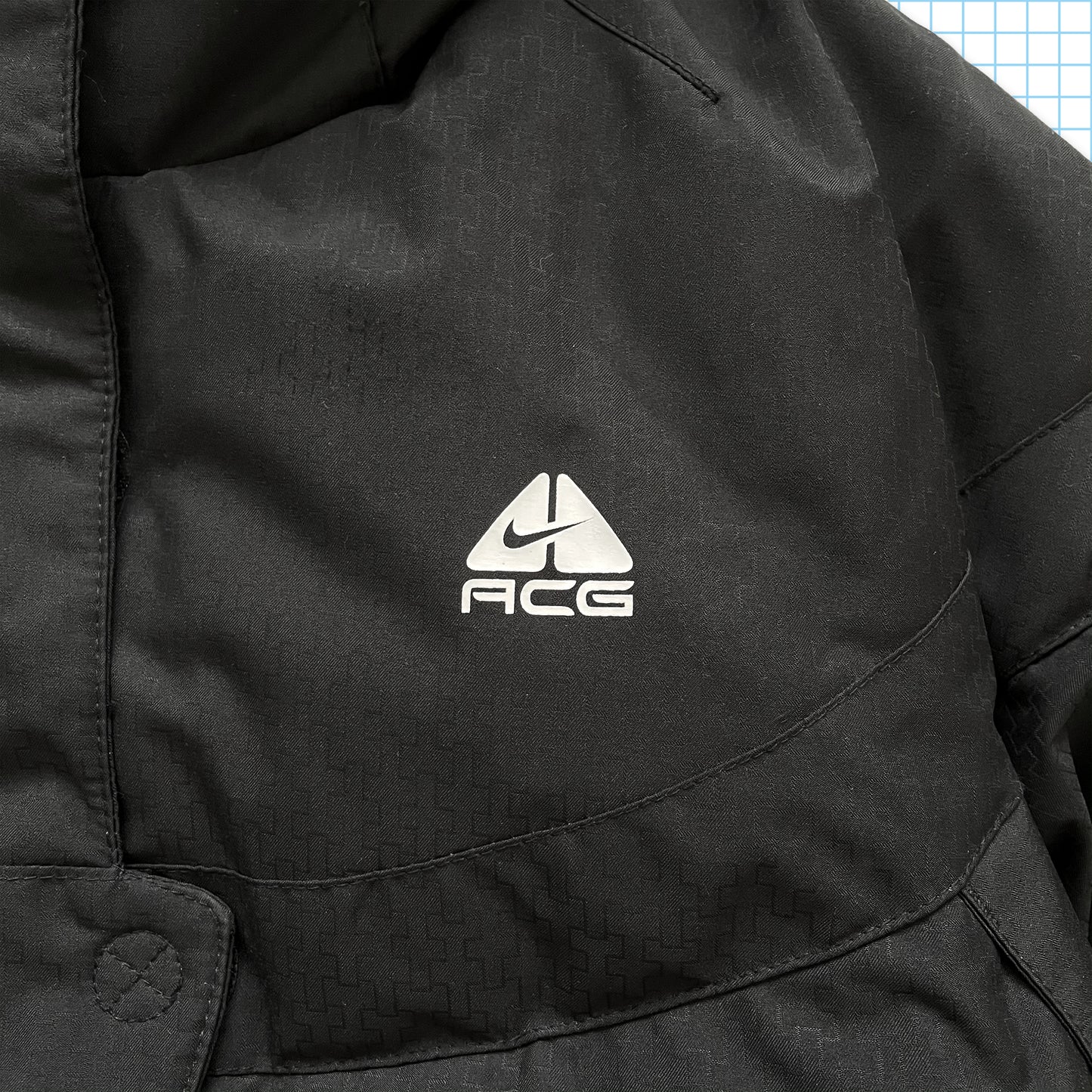 vintage Nike ACG Noir Puffer Jacket - Moyen