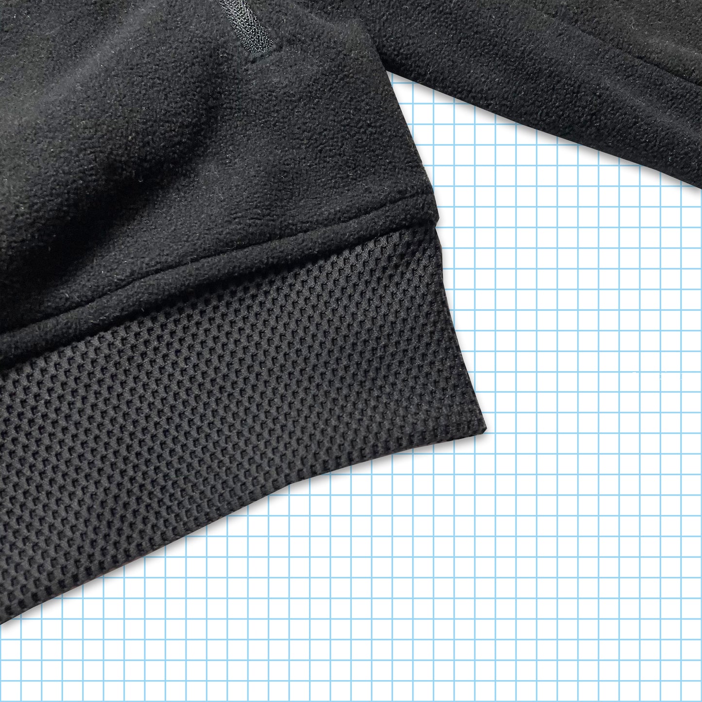 Vintage Nike ACG Black/Grey Pipped Fleece - Large / Extra Large