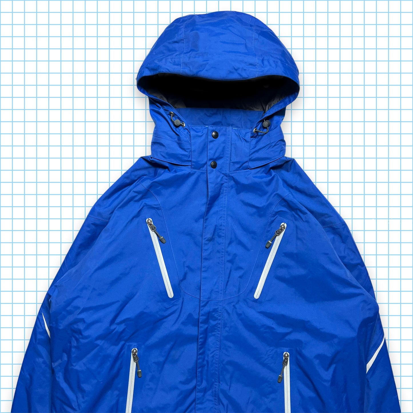 Nike ACG Royal Blue Taped Multi Pocket Tactical Jacket - Extra Large / Extra Extra Large