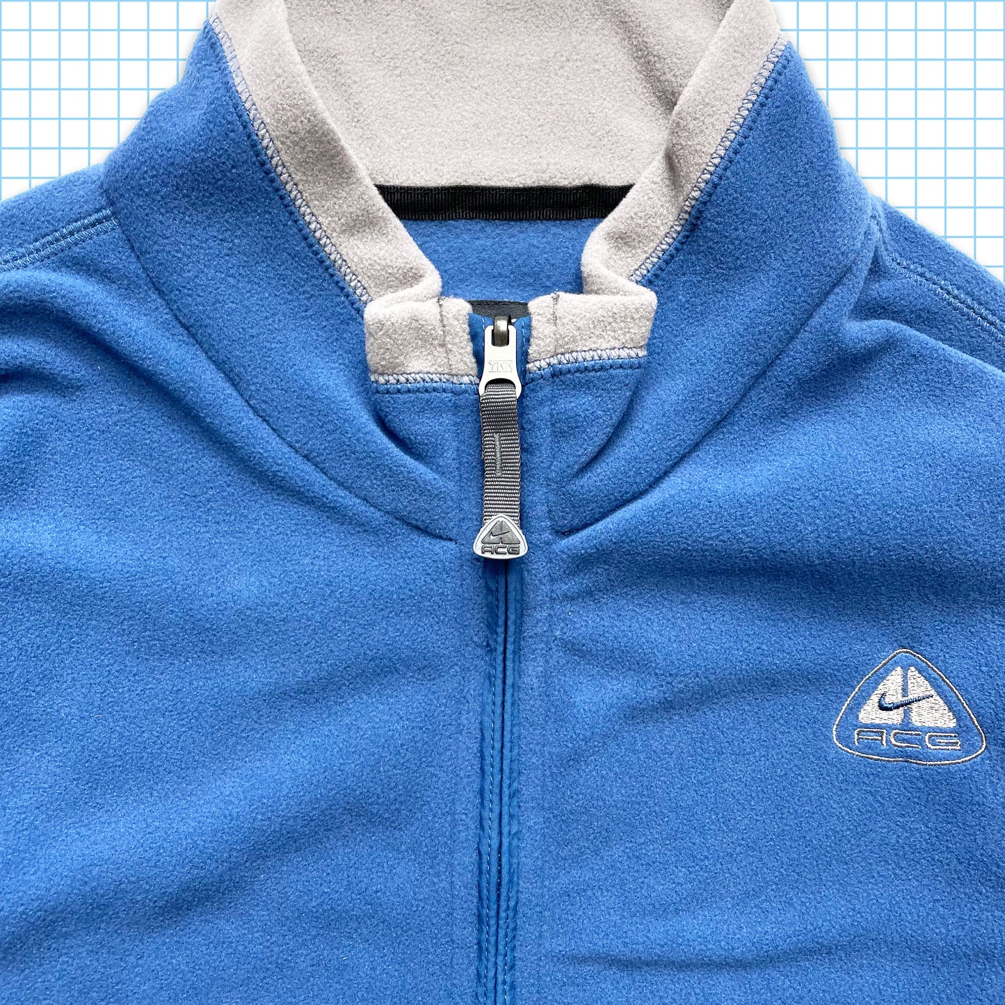 Nike ACG Royal Blue Therma-Fit Fleece Summer 03' - Medium / Large