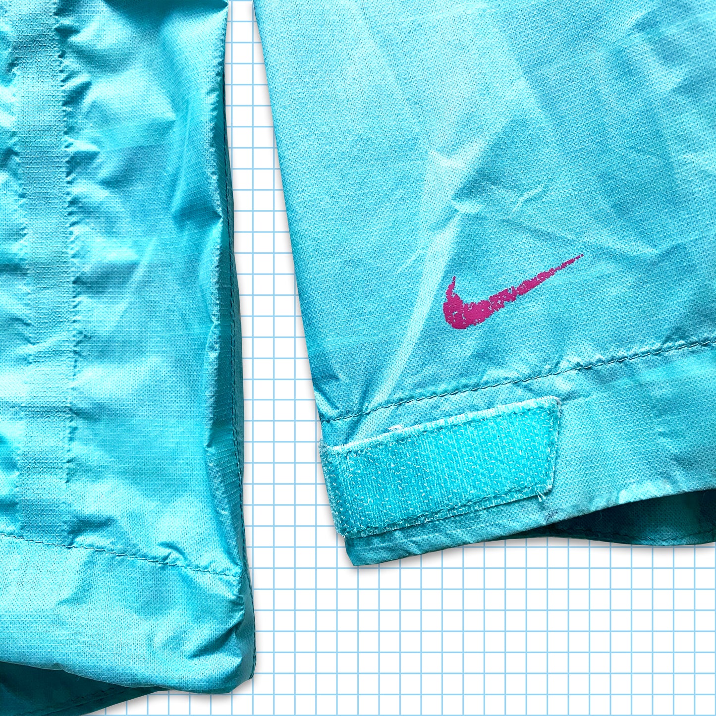 vintage Nike ACG Aqua Blue Coquille extérieure - Moyenne