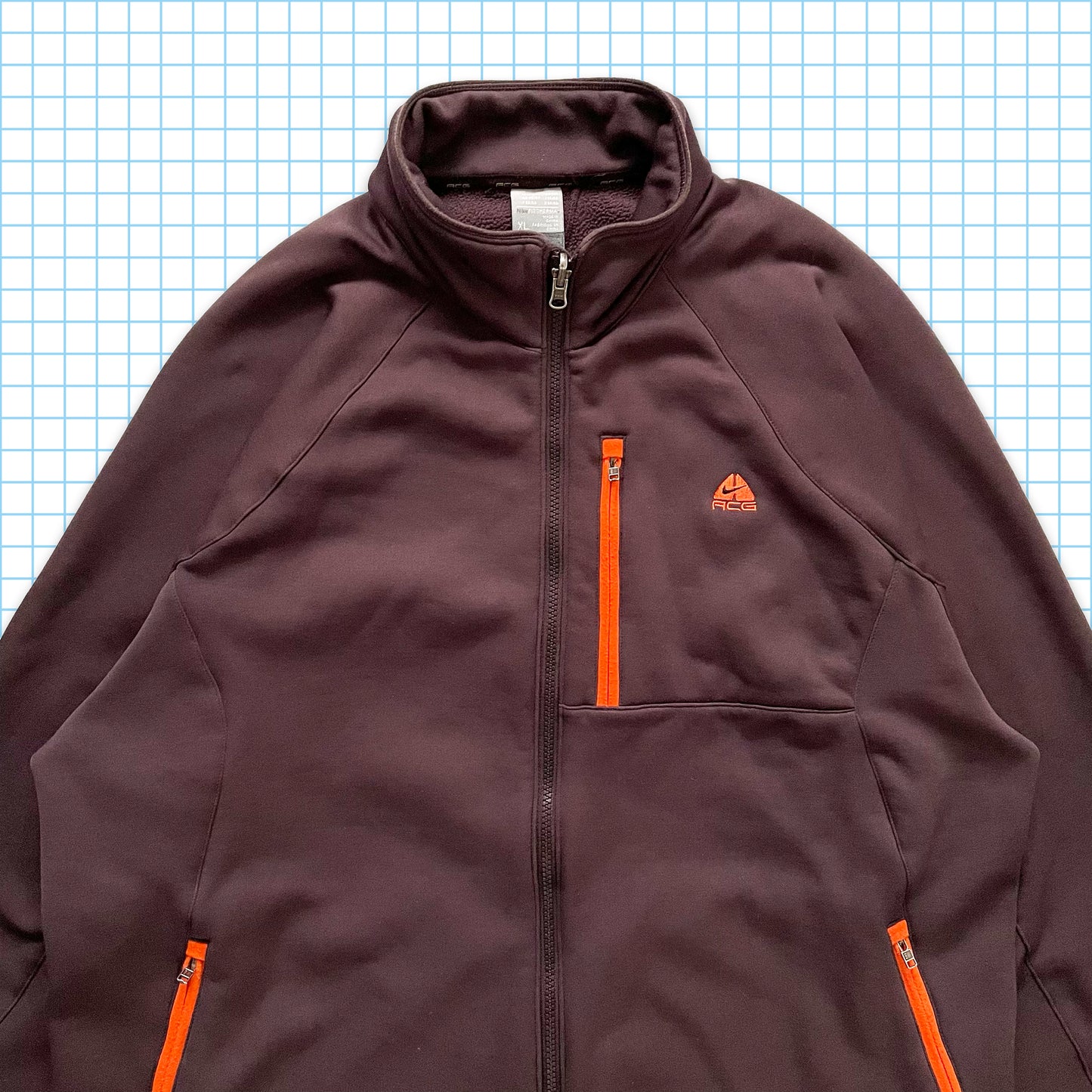 Vintage Nike ACG Fleece Lined Tri-Pocket Jacket - Extra Large