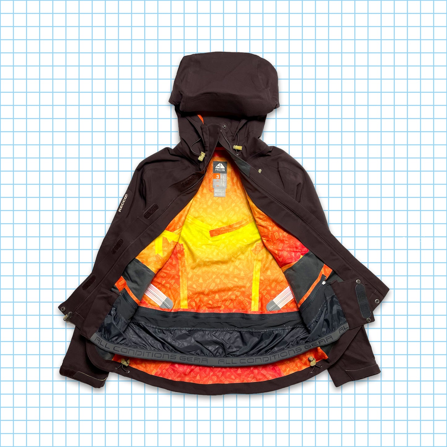 vintage Nike ACG Recco System Veste dégradé technique - Moyenne