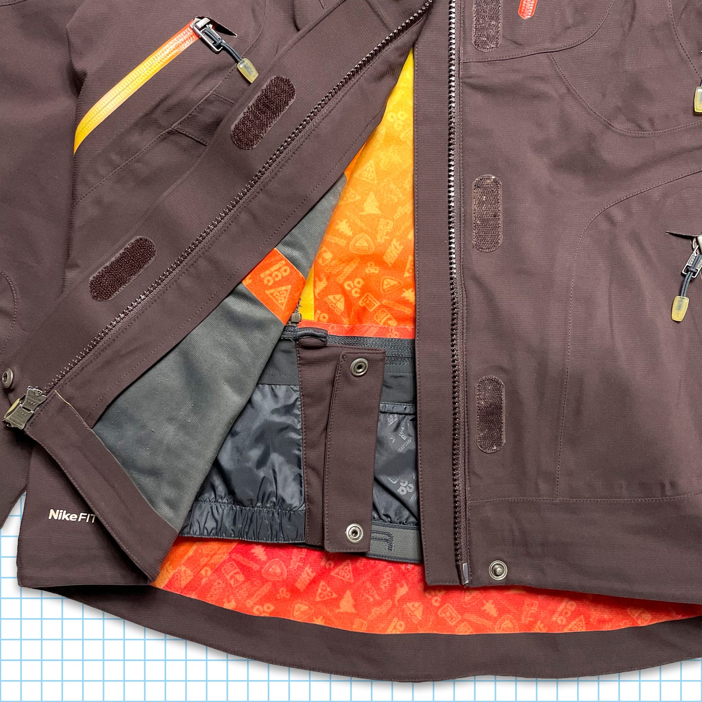 vintage Nike ACG Recco System Veste dégradé technique - Moyenne