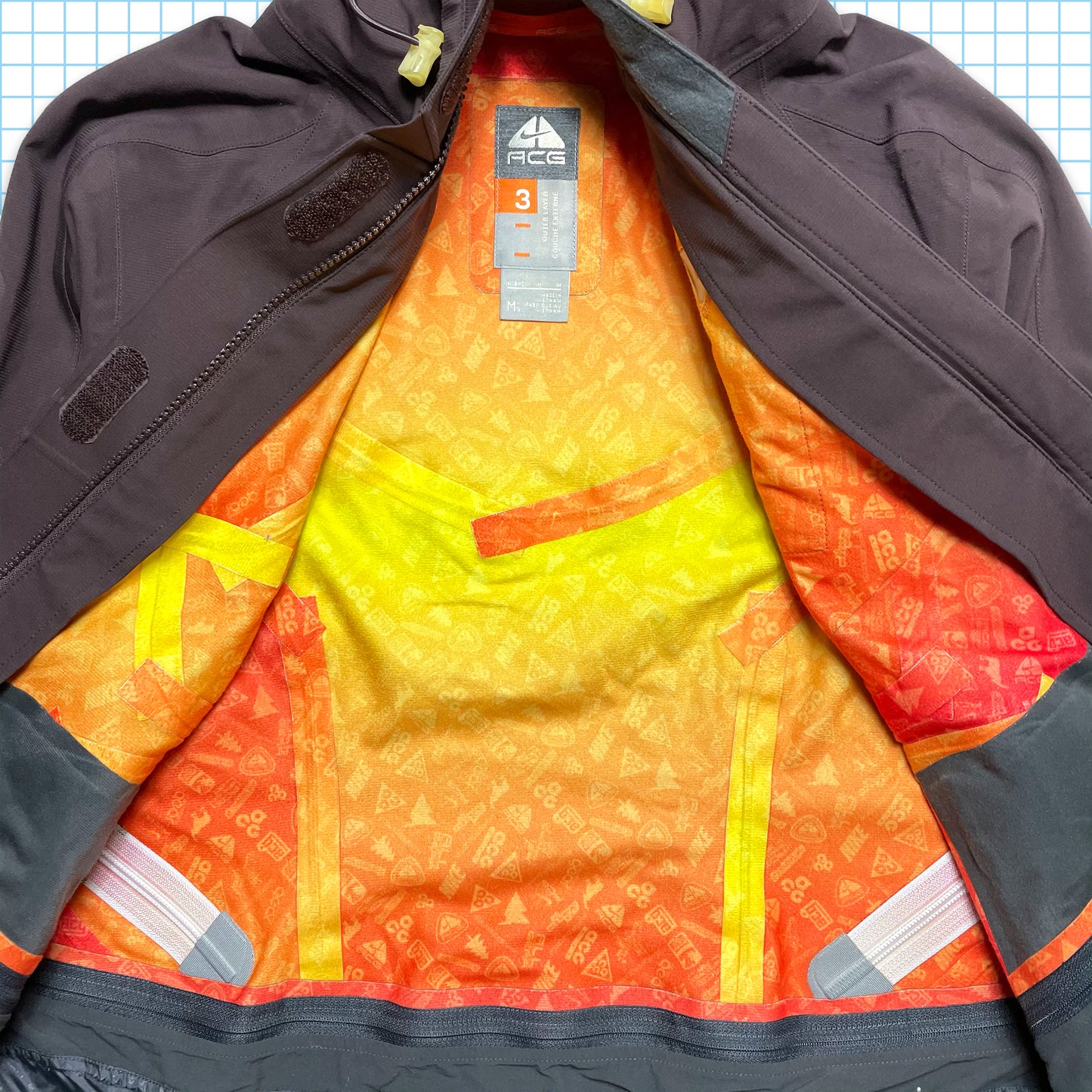 vintage Nike ACG Recco System Veste dégradé technique - Moyenne