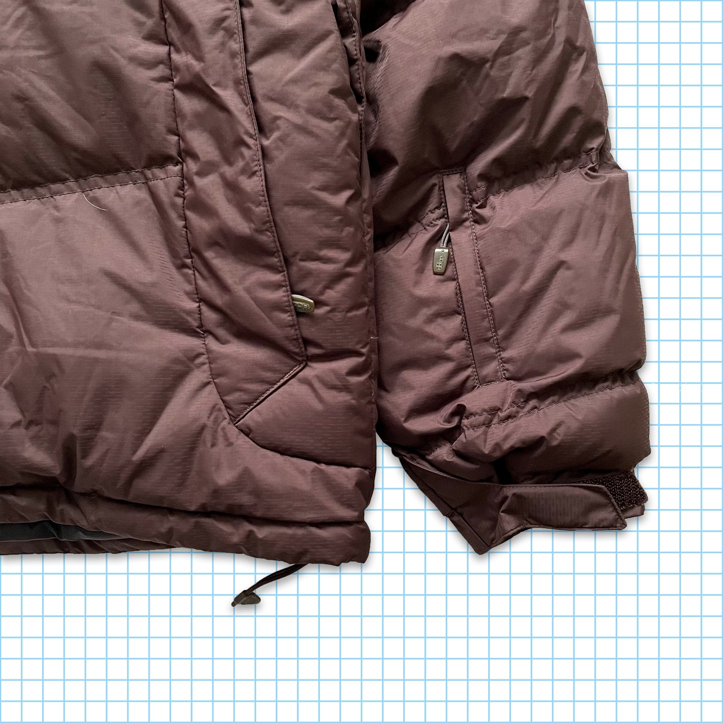 Vintage Nike ACG Brown/Orange Puffer Jacket - Large / Extra Large