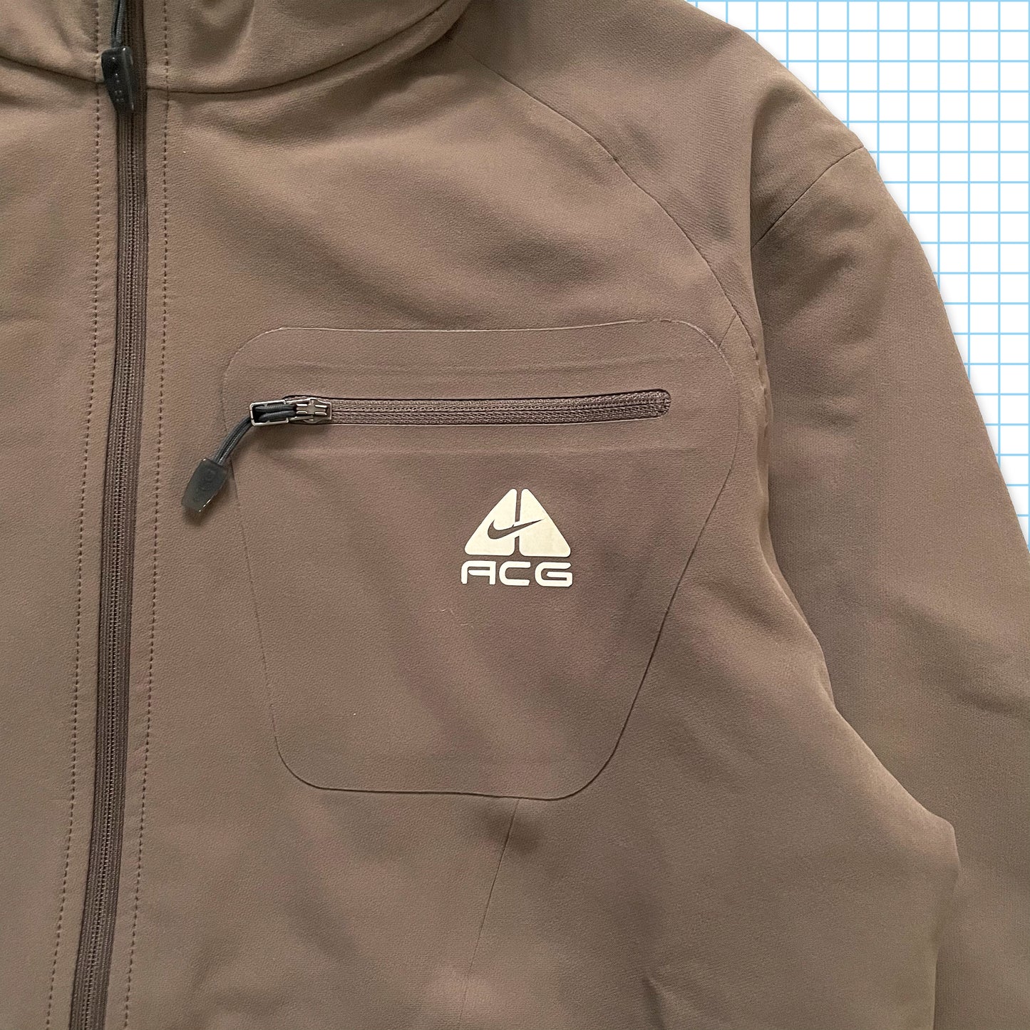 Vintage Nike ACG Zipped Hoodie - Medium