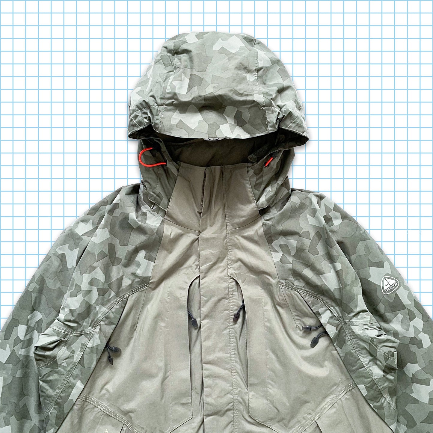 Vintage Nike ACG Camo Arms Padded Technical Jacket - Large / Extra Large