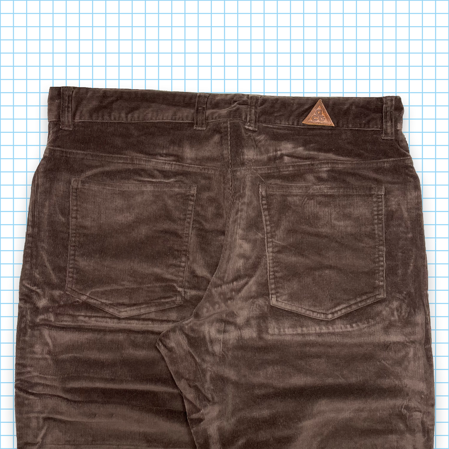 Nike ACG Brown Baby Cord Trousers Fall 00’ - 34" Waist