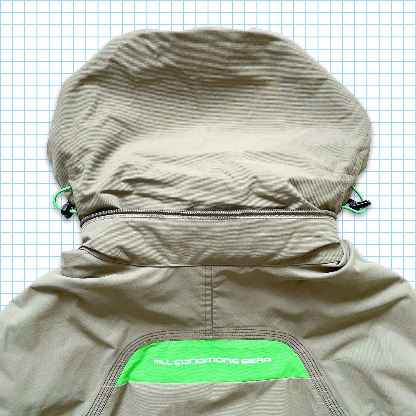 Vintage Nike ACG Volt Panelled Jacket - Large